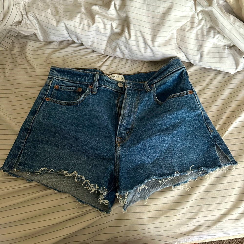 Abercrombie and fitch denim shorts